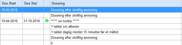 FMK fremtidige doseringsperioder
